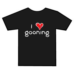 i heart gooning t-shirt for sale